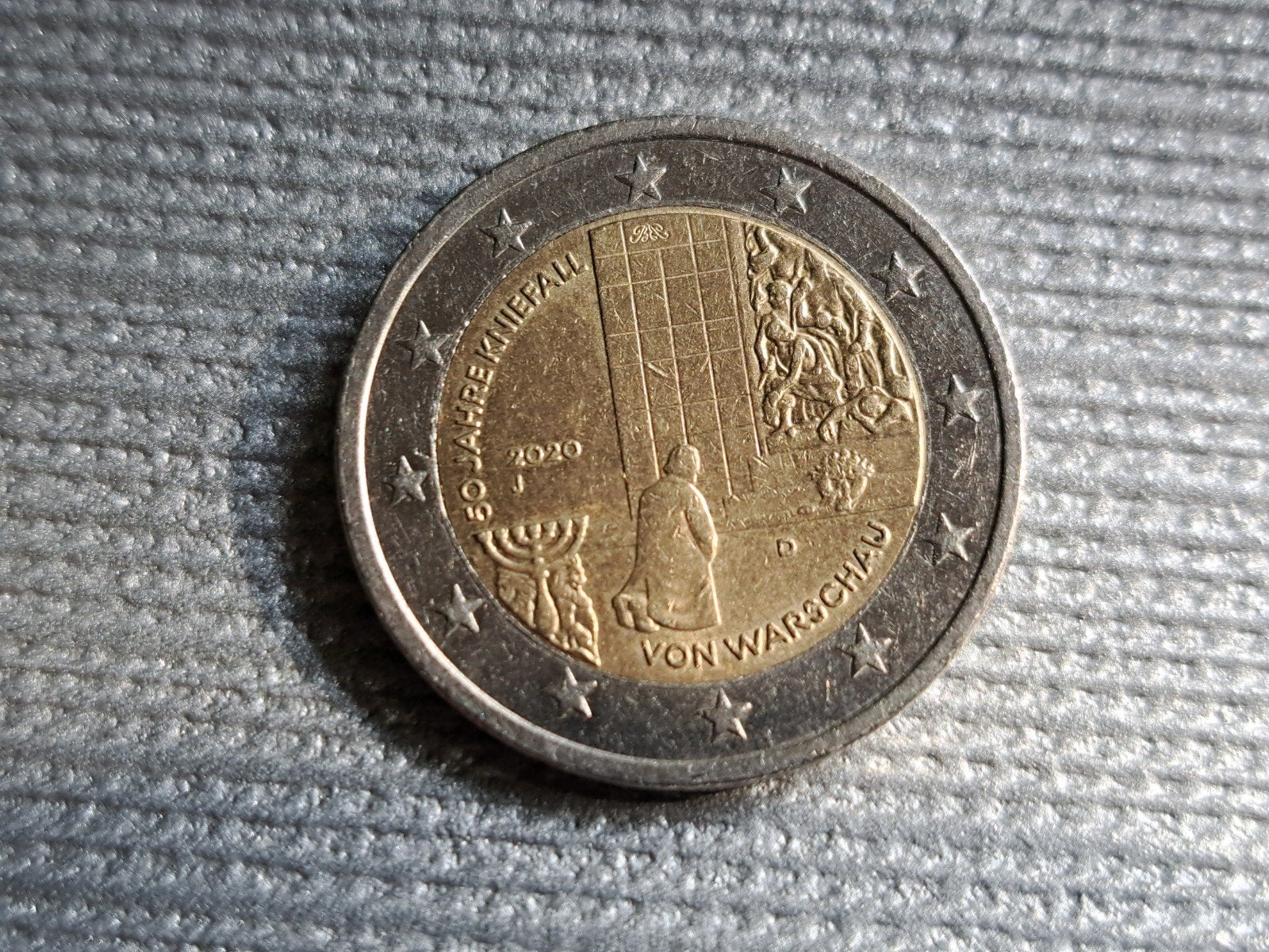 2 euro cc Duitsland 2020 Knieval van Warschau (J), Postzegels en Munten, Munten | Europa | Euromunten, Ophalen of Verzenden, Duitsland
