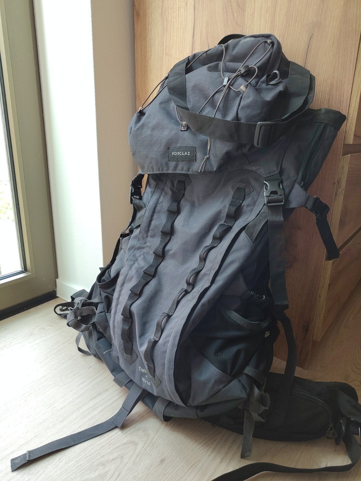 FORCLAZ Trek 900 Trekking Rugzak, 40 cm of meer, Gebruikt, Trekking, 60 cm of meer
