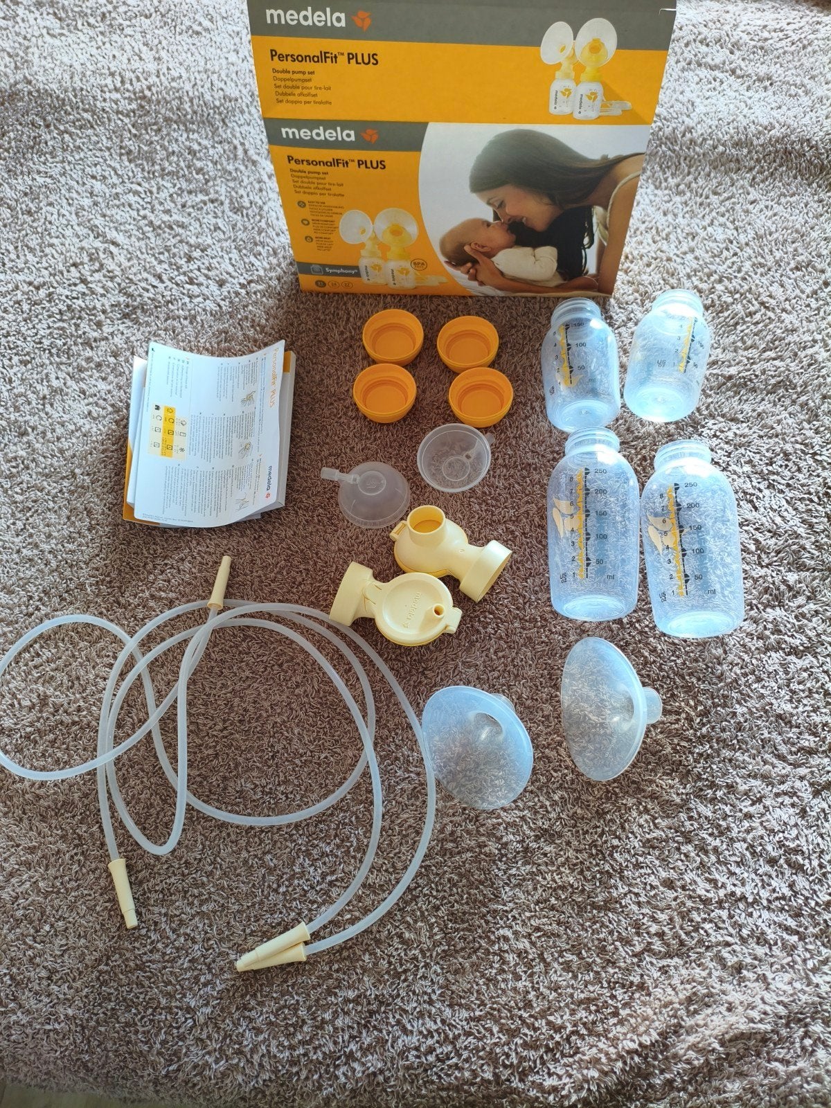 Medela kolf spullen, Ophalen of Verzenden, Zo goed als nieuw, Borstkolf