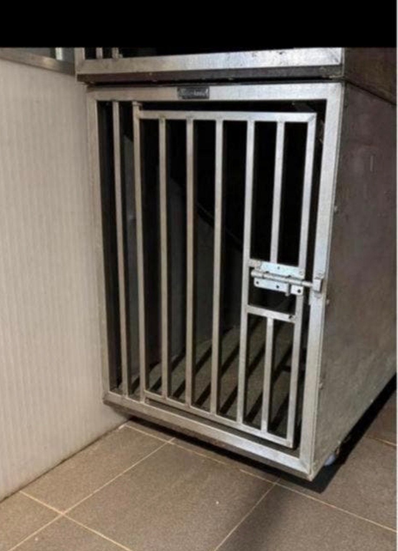 Sterke rvs kennel/transportkooi, Dieren en Toebehoren, Ophalen of Verzenden