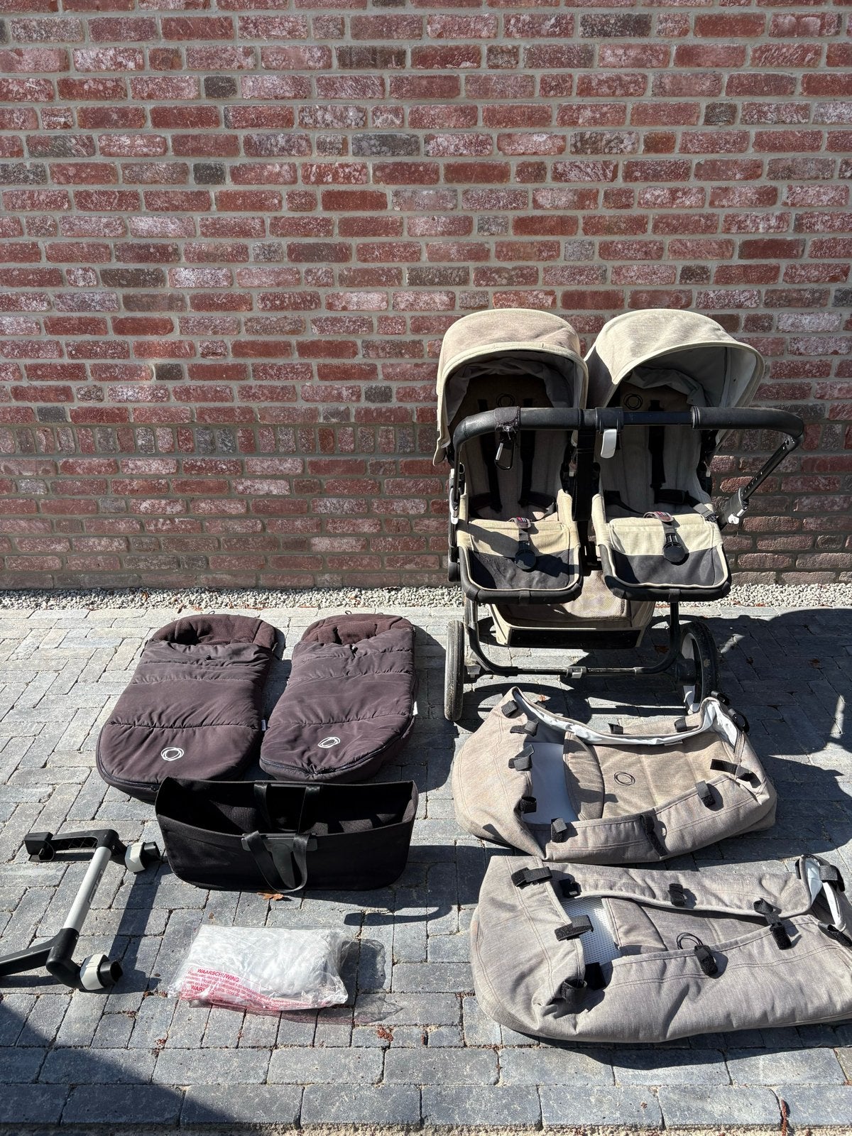 Bugaboo Donkey 2 Duo Kinderwagen - Compleet Pakket, Ophalen, Gebruikt, Combiwagen, Duowagen