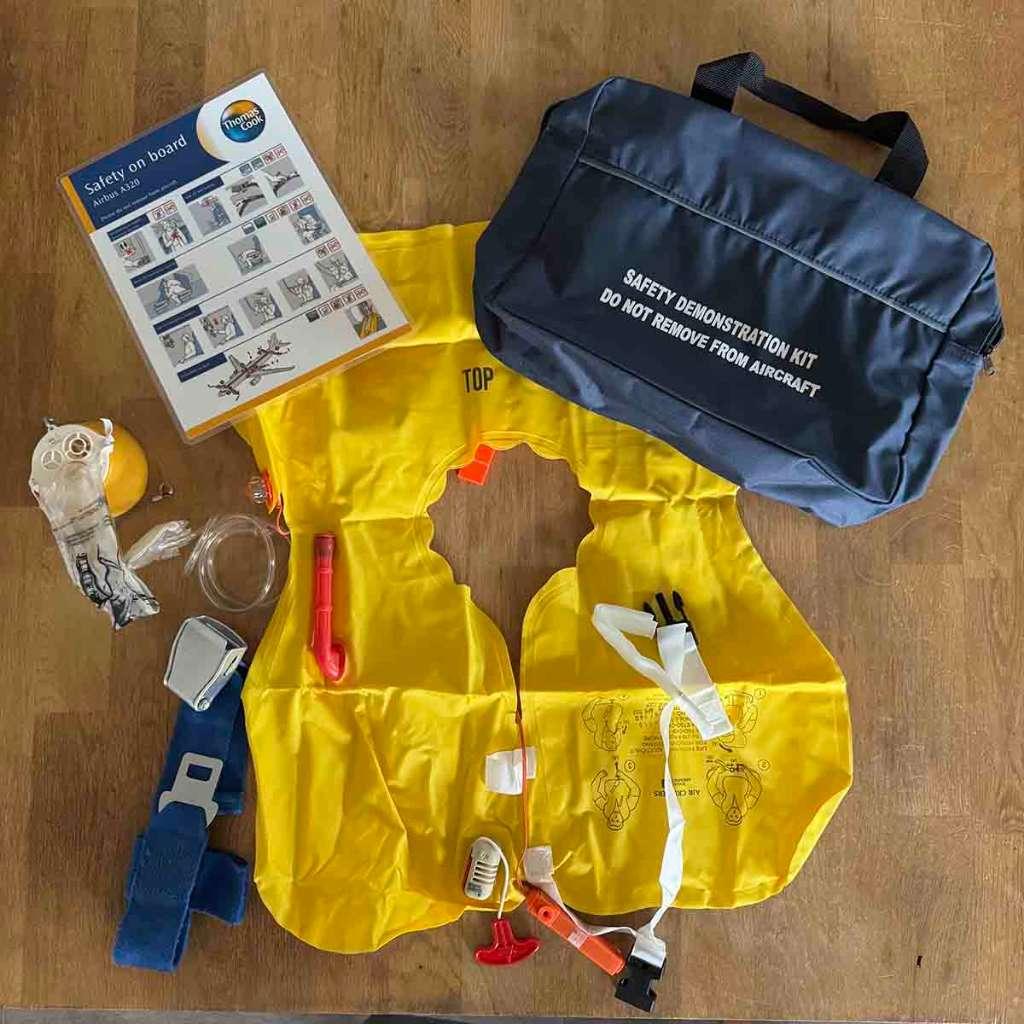 Safety demonstration kit van een vliegtuig, Ophalen of Verzenden, Zo goed als nieuw, Overige typen