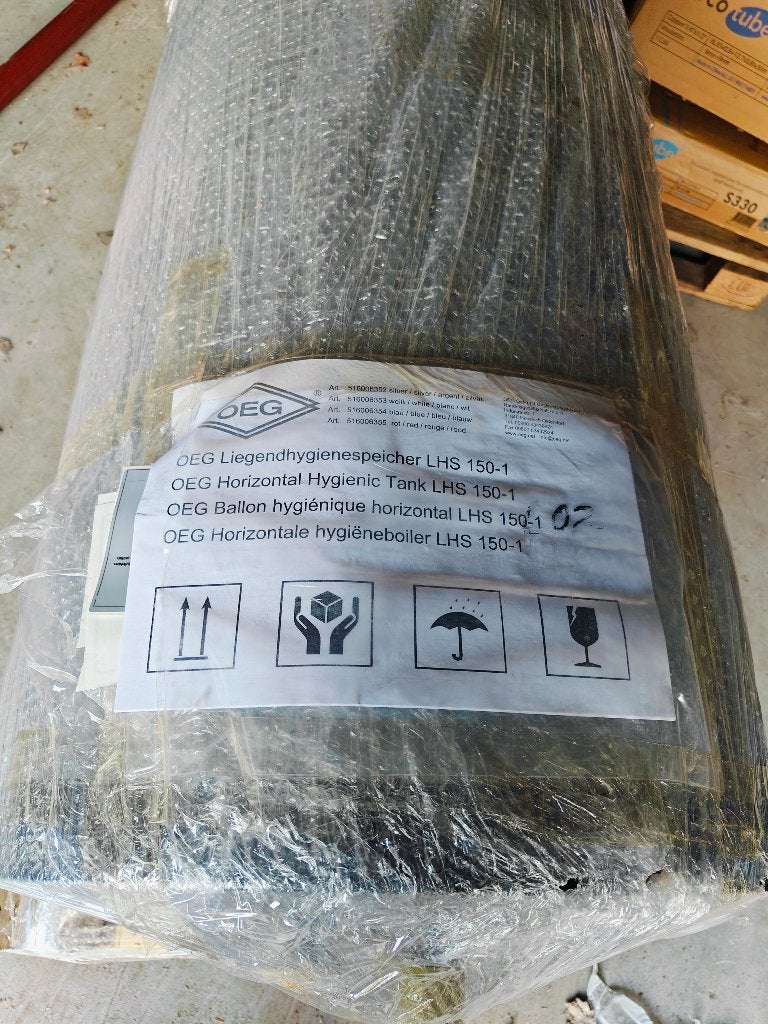 OEG liggende hygiene boiler Nieuw, Doe-het-zelf en Verbouw, Geisers en Boilers, Ophalen, 100 liter of meer, Nieuw, Boiler