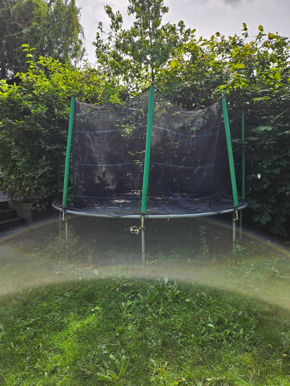 Trampoline met veiligheidsnet, Ophalen, Gebruikt