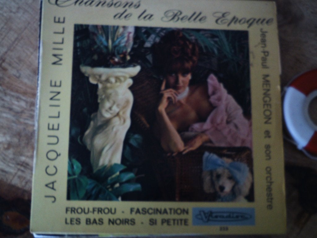 EP jaqueline mille - chansonsde la belle epoque 23jul, Wereldmuziek, 7 inch, Ophalen of Verzenden, Zo goed als nieuw