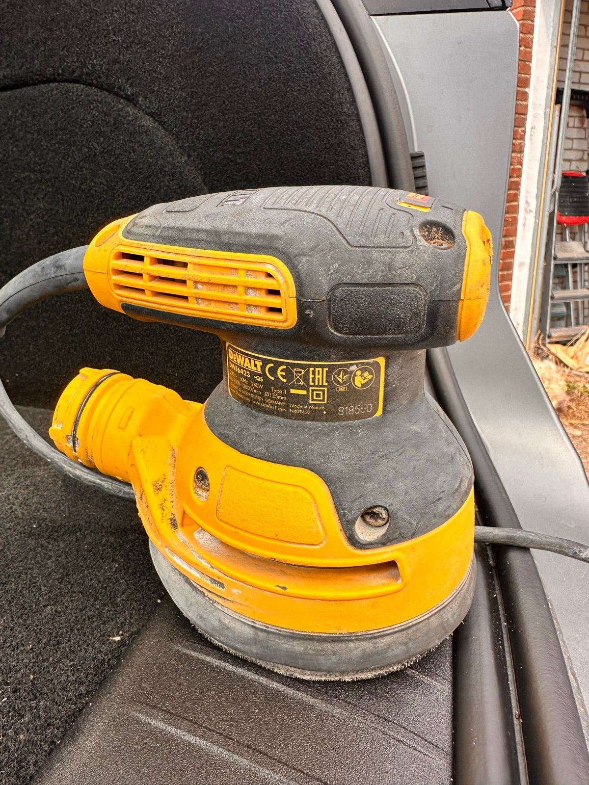 DeWalt DWE6423 Excentrische Schuurmachine 280W, Doe-het-zelf en Verbouw, Gereedschap | Schuurmachines, Gebruikt, Excentrische schuurmachine
