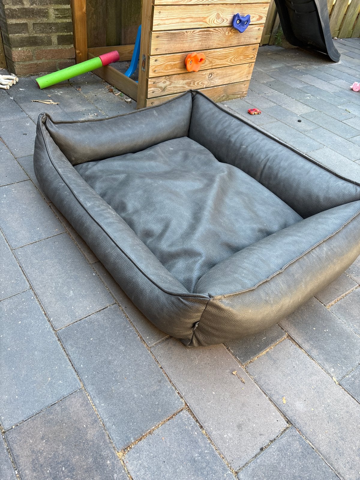 Gebruikte hondenmand, Dieren en Toebehoren, Hondenmanden, Ophalen, Gebruikt, Leer