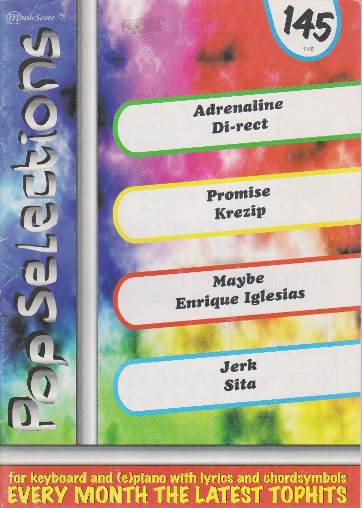 PopSelections - 145, Gebruikt, Ophalen of Verzenden, Artiest of Componist, Keyboard