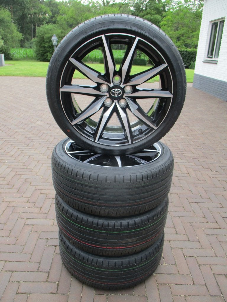 NIEUW Orig Toyota Corolla 18 inch velgen tpms GR Sport, Ophalen, 18 inch, Banden en Velgen, Nieuw