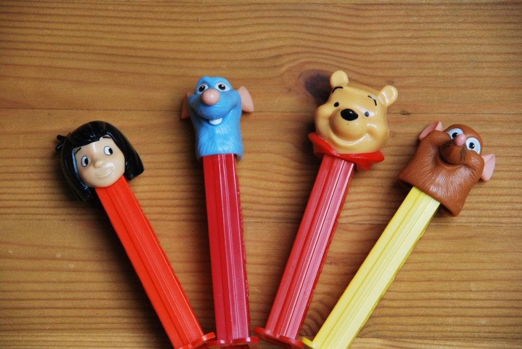 4 Snoepjes houders Disney figuurtjes, Verzamelen, Disney, Ophalen of Verzenden, Winnie de Poeh of vrienden, Nieuw, Overige typen