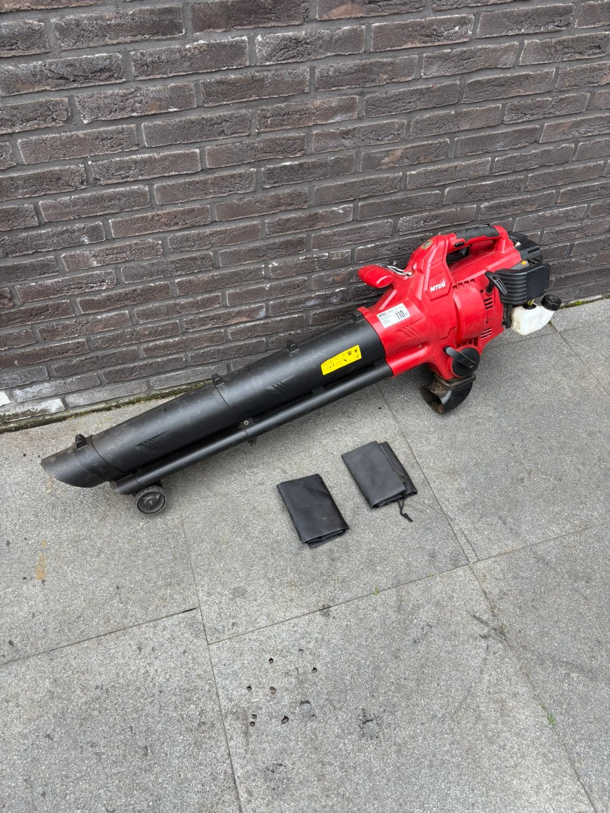 mtd bladblazer/bladzuiger, Ophalen, Gebruikt, Benzine