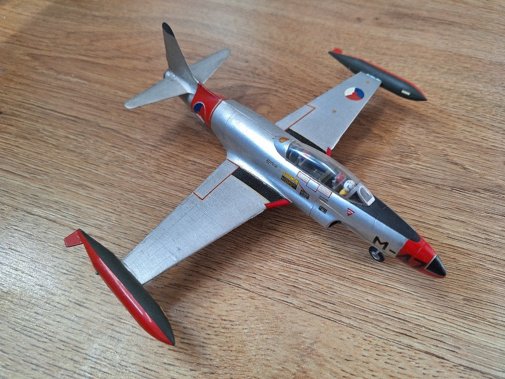 1:72 1/72 Gebouwd Model Lockheed T-33 Shooting Star Klu, Overige merken, 1:72 tot 1:144, Ophalen of Verzenden, Zo goed als nieuw