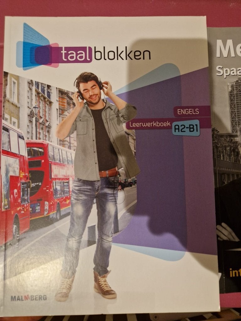 Taalblokken Engels leerwerkboek A2-B1, Engels, Malmberg, Ophalen of Verzenden, Zo goed als nieuw