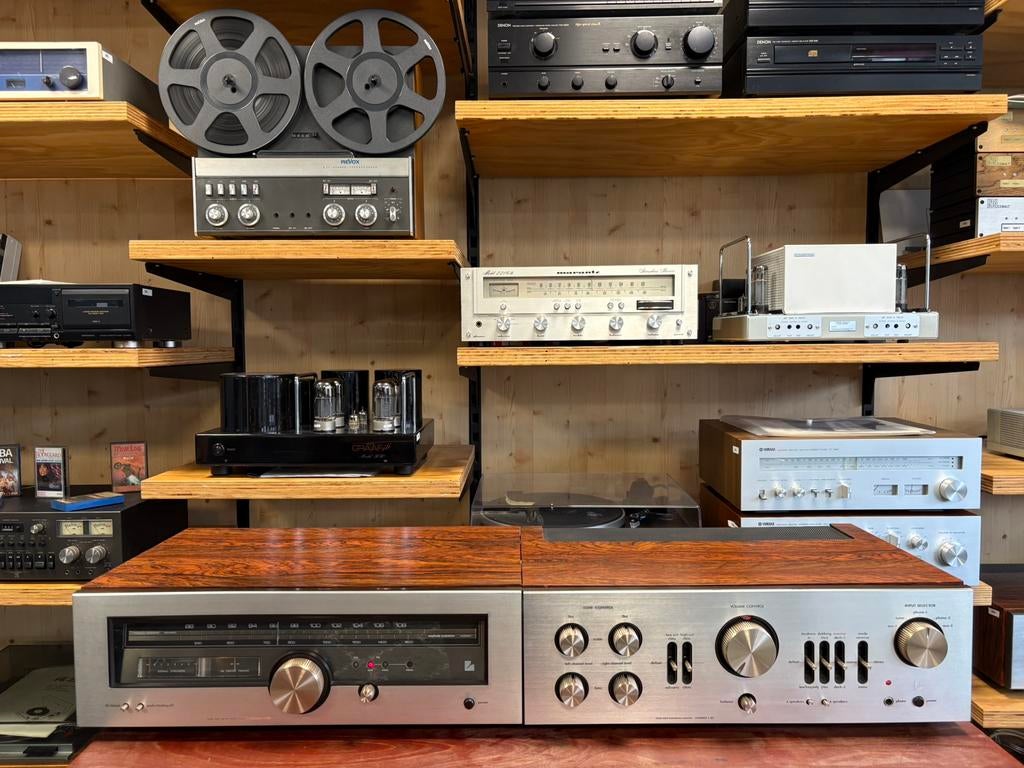 Luxman L-80 en T-88V Versterker en Tuner incl garantie, Refurbished, Ophalen, Overige merken, Minder dan 60 watt