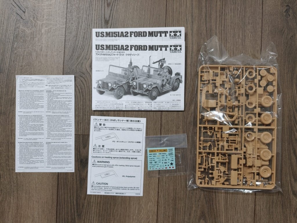 Tamiya US M15A2 Ford Mutt, Gebruikt, Auto, 1:32 tot 1:50, Ophalen of Verzenden