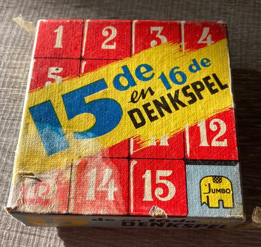 Spelletje Jumbo 15de en 16de denkspel, Ophalen of Verzenden, Minder dan 500 stukjes, Gebruikt, Overige typen