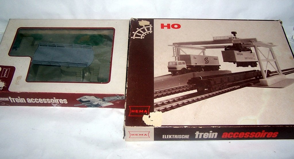 Hema (Lima) HO Elektrische Trein Accessoires - Brug en Kraan, Gelijkstroom of Wisselstroom, Brug, Tunnel of Gebouw, Ophalen of Verzenden