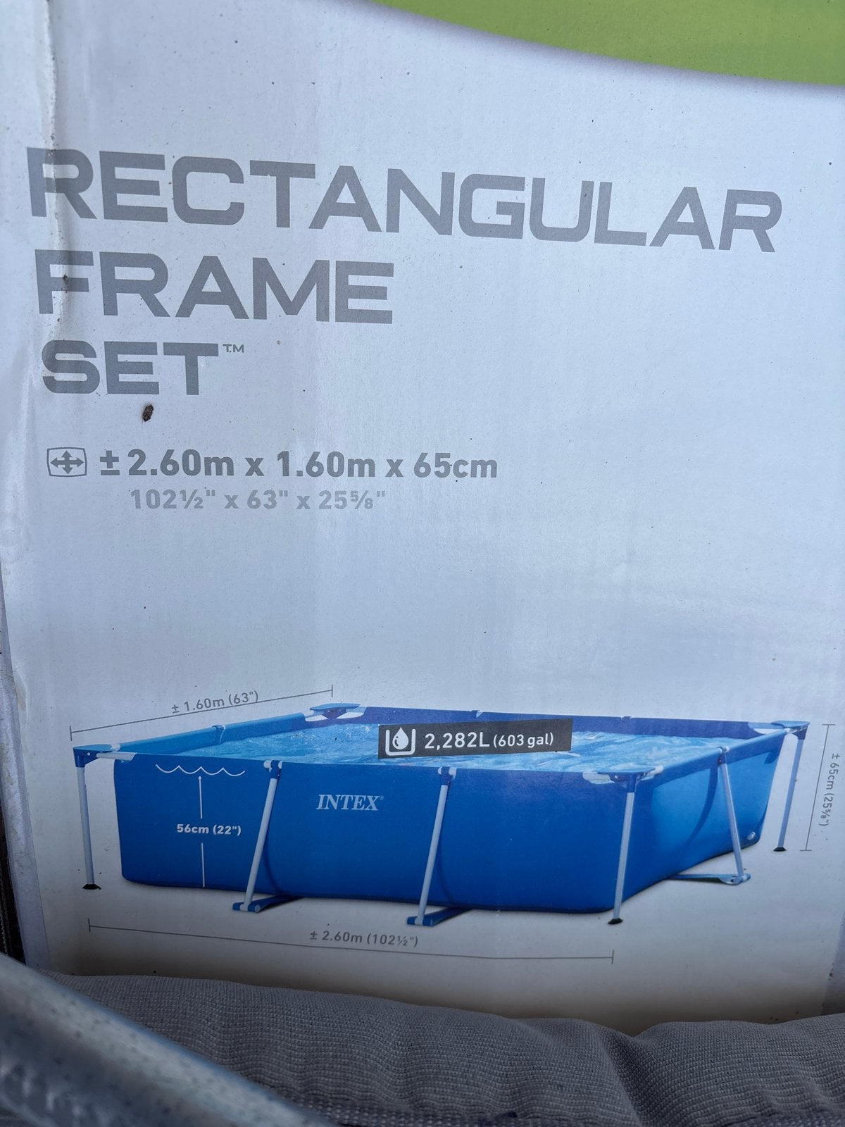Intex  Frame Zwembad met filterpomp en chloor, Gebruikt, Minder dan 80 cm, Ophalen of Verzenden, Minder dan 200 cm