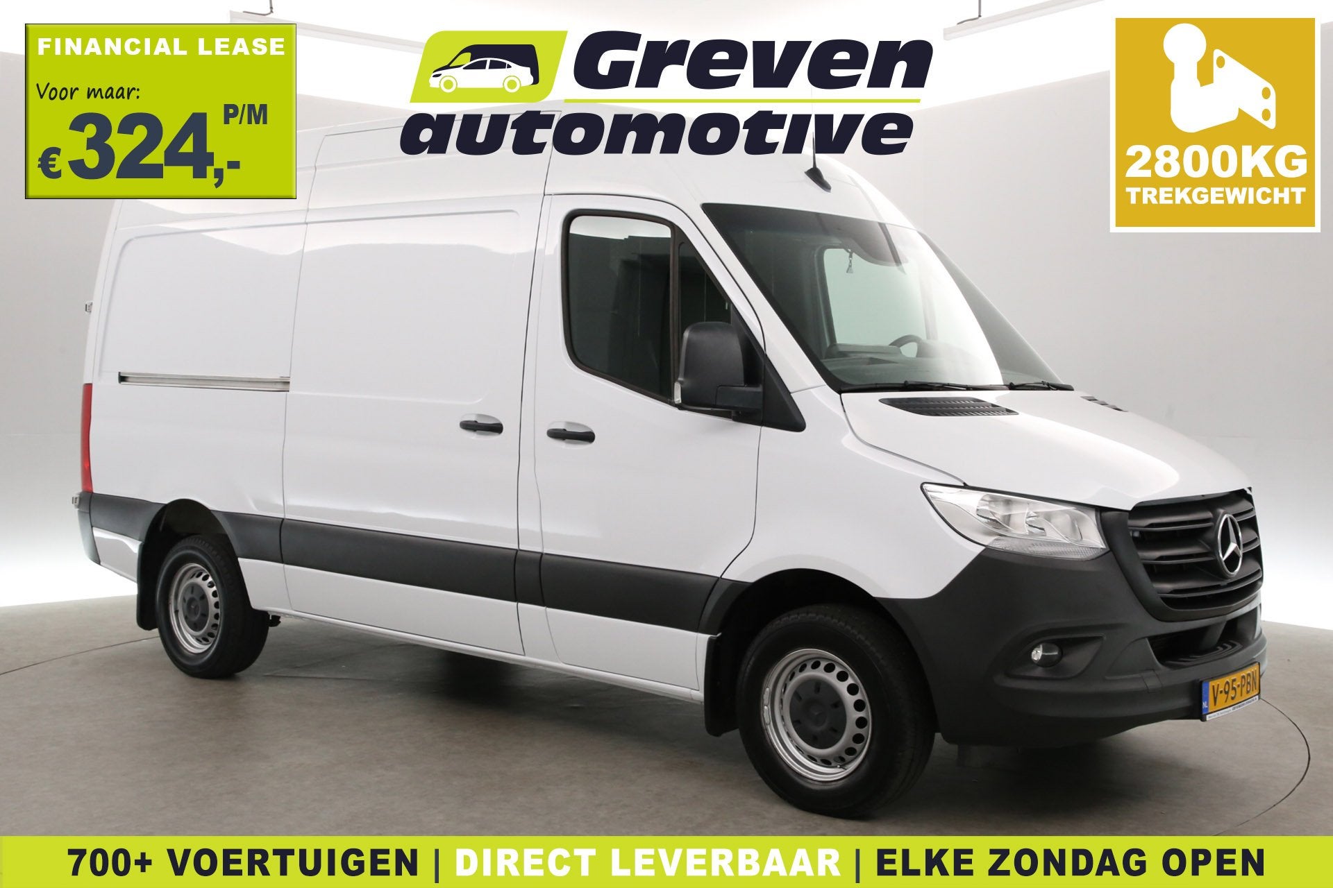 Mercedes-Benz Sprinter 317 CDI L2H2 170PK | 2800kg Trekgew., Auto's, 13 km/l, Gebruikt, Euro 6, 4 cilinders