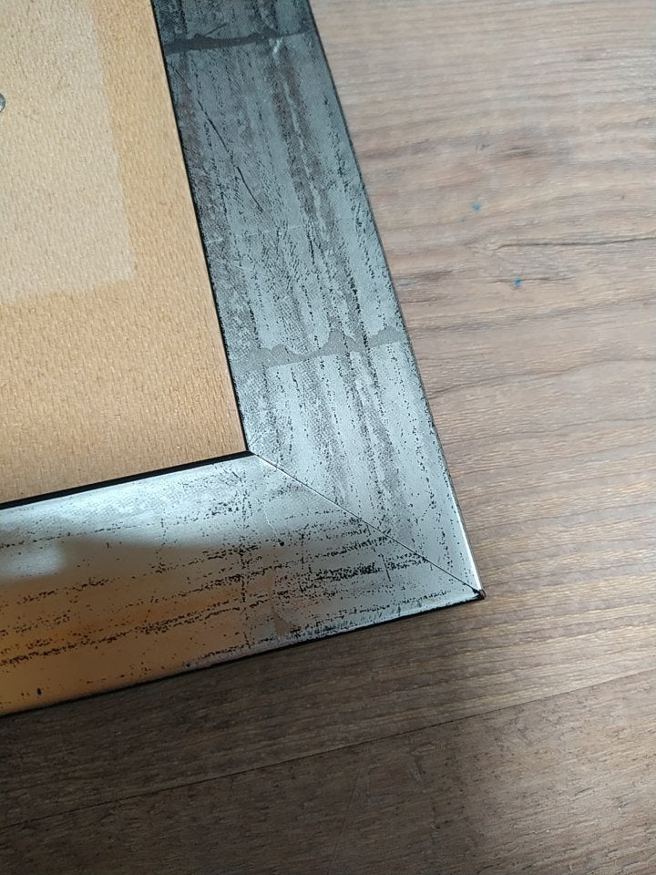 Wissellijst zilverkleurig 66x86cm, Ophalen, 66 cm, Gebruikt, 86 cm