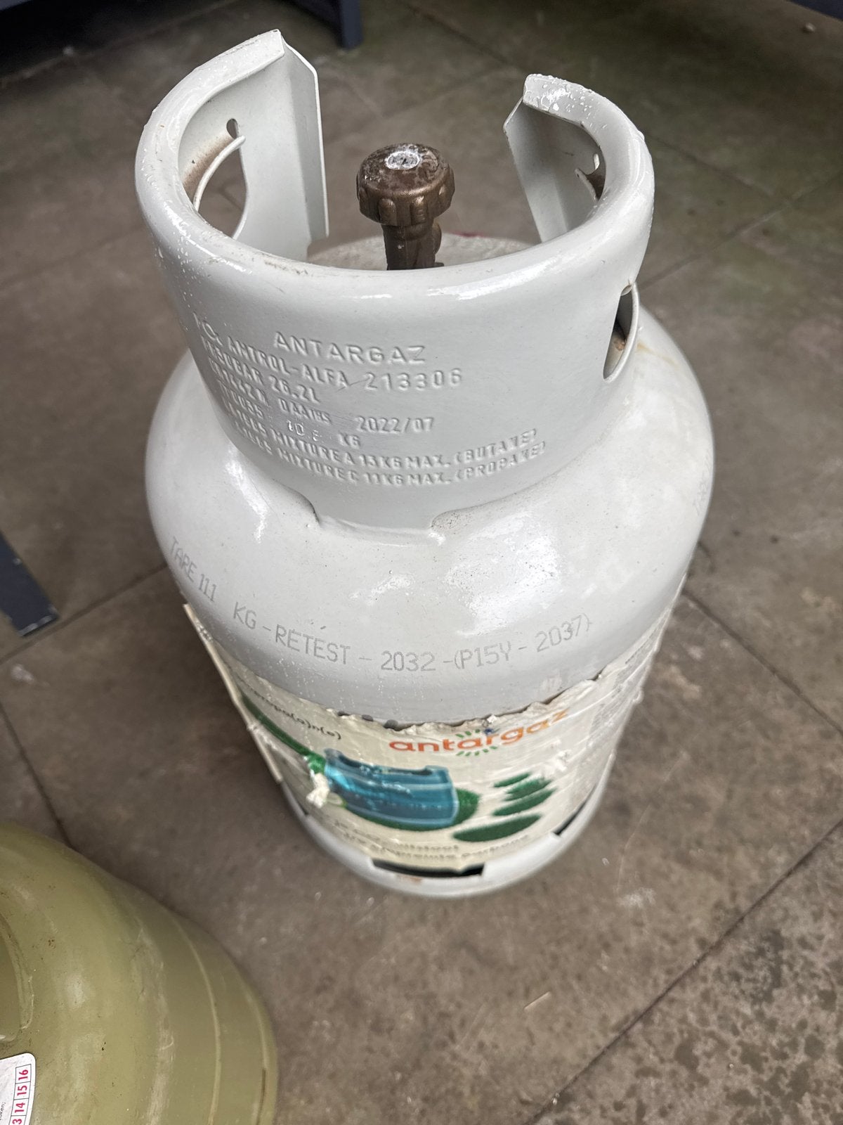 Antargaz gasfles 1x 50-60% vol, Ophalen, Gebruikt