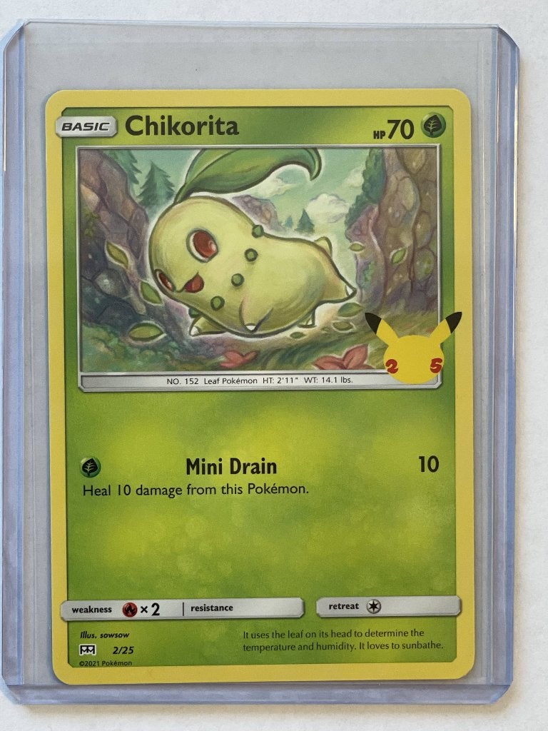 Chikorita 2, Treecko 3, Chimchar 12 - Pokemon McDonalds 2021, Ophalen of Verzenden, Zo goed als nieuw, Meerdere kaarten