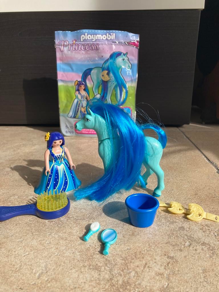 Playmobil Prinses Luna met paard om te verzorgen 6169, Ophalen of Verzenden, Zo goed als nieuw, Complete set