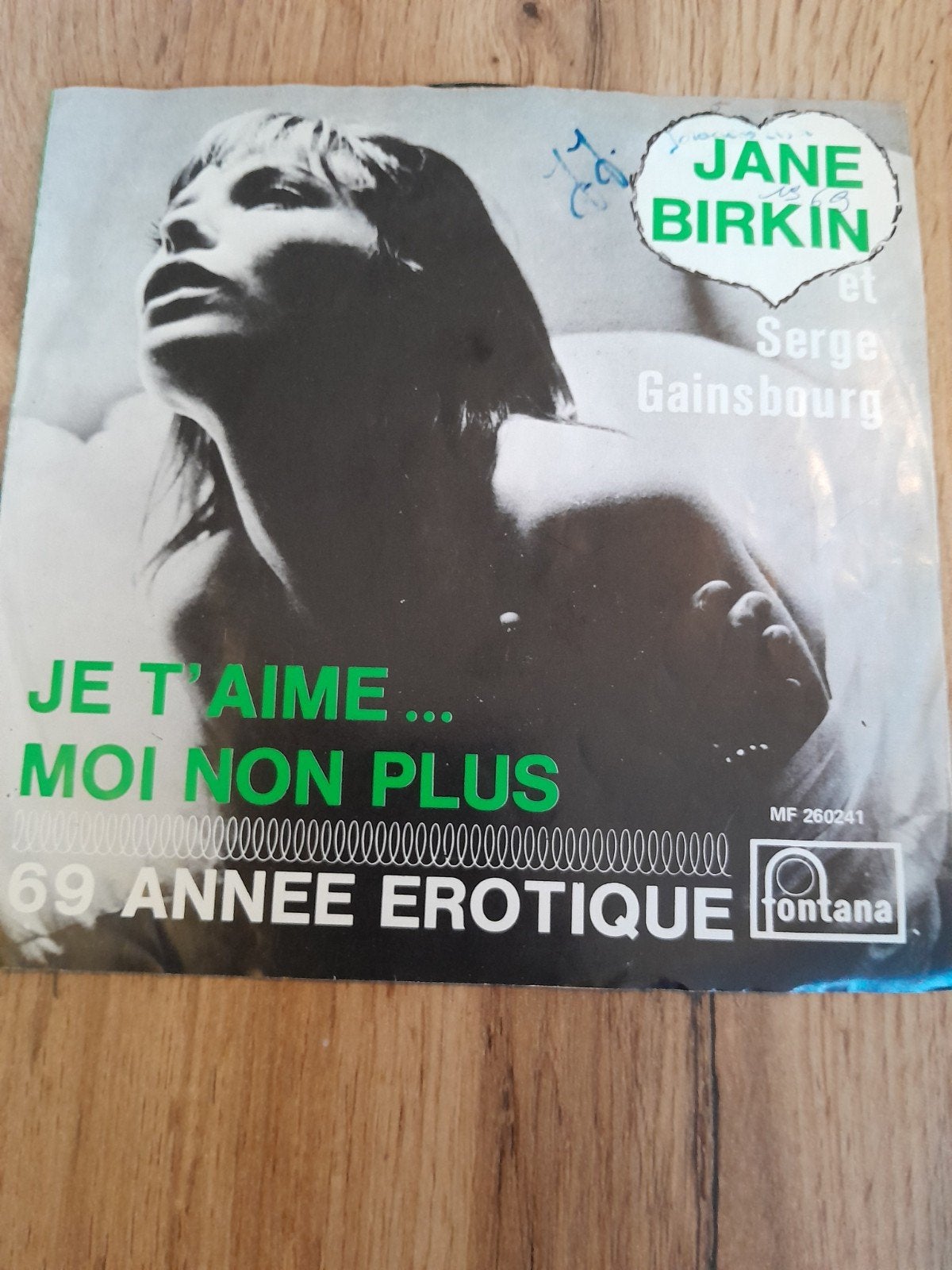 jane birkin 7inch je t,aime moi non plus, Cd's en Dvd's, Ophalen of Verzenden, Zo goed als nieuw, Pop