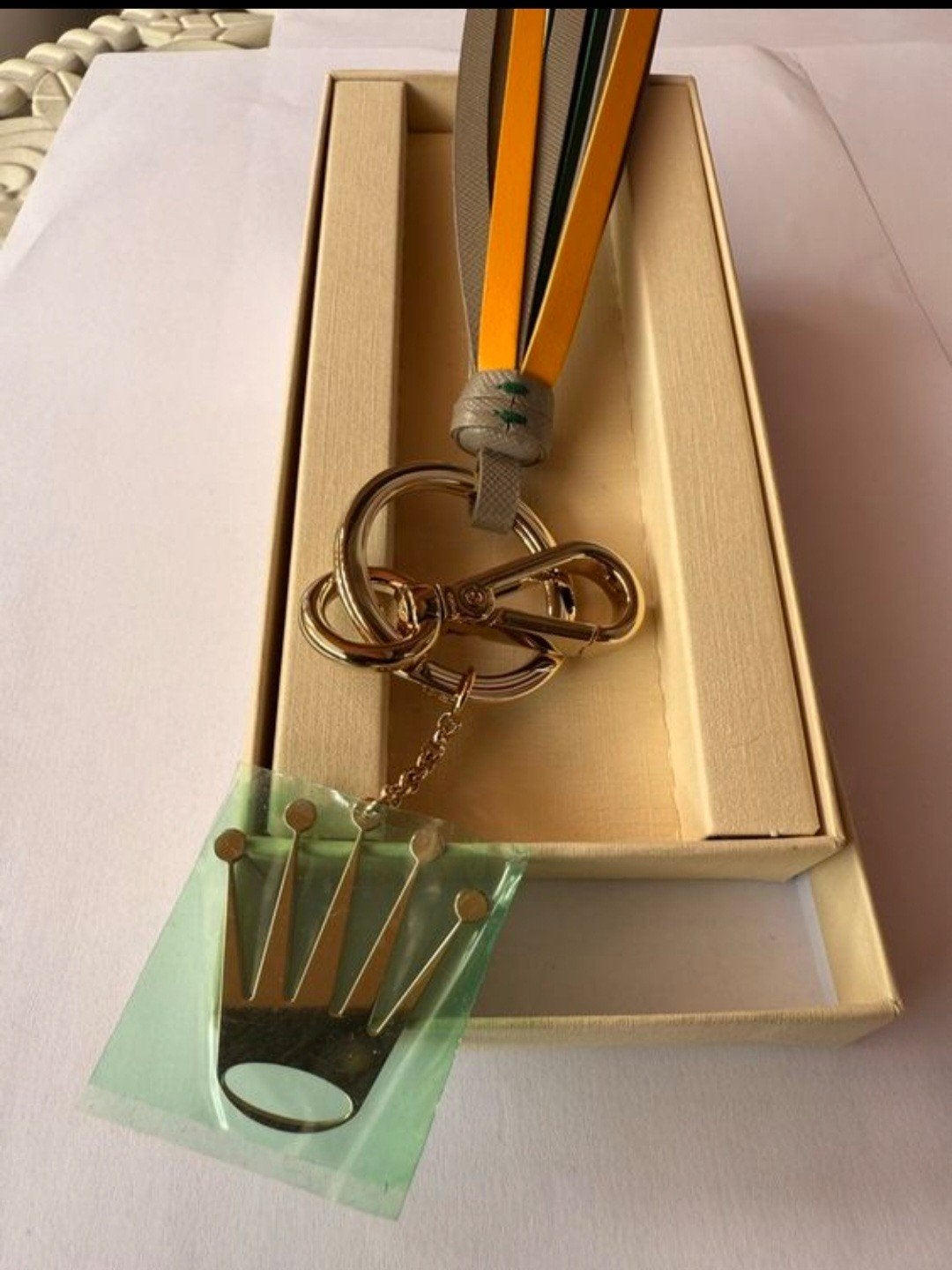 Originele Rolex sleutelhanger met kwastje en doosje, Verzenden, Nieuw, Merk