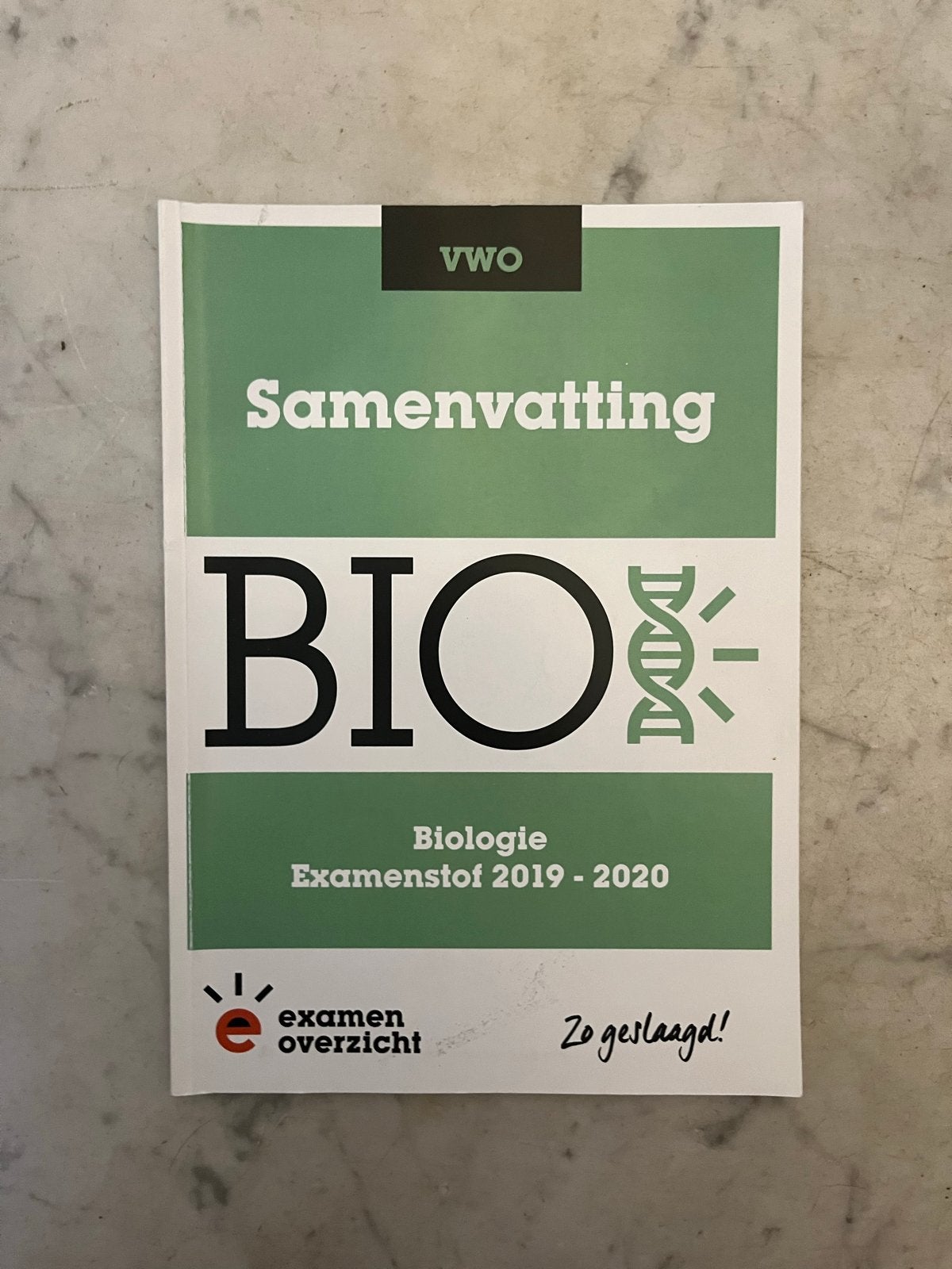 Samenvatting Biologie VWO Examenstof 2019-2020, Boeken, Schoolboeken, Ophalen, Zo goed als nieuw, VWO, Biologie