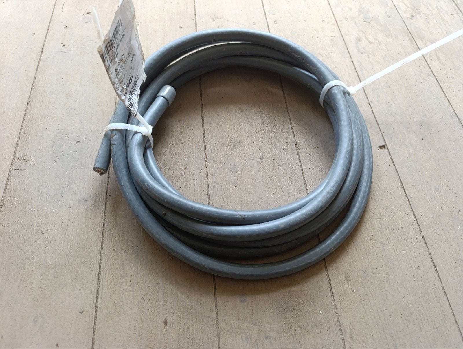 Grondkabel 4x6mm2 - 5 meter, Ophalen of Verzenden, Nieuw, Kabel of Snoer