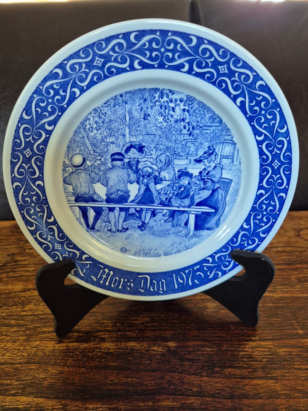 Rörstrand Mors Dag 1973 Moederdag Bord 21cm, Antiek en Kunst, Ophalen of Verzenden