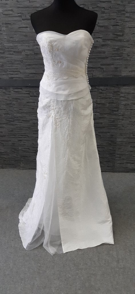 trouwjurk/avondjurk maat 38, Kleding | Dames, Maat 38/40 (M), Wit, Nieuw, Ophalen of Verzenden