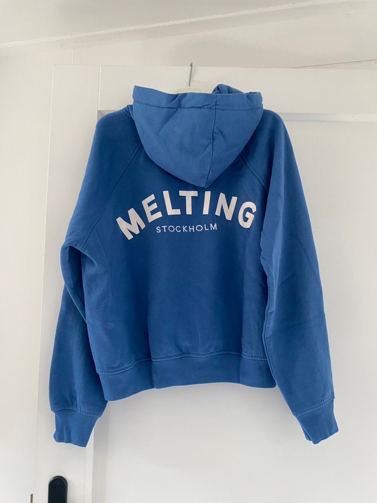 Hoodie, Kleding | Dames, Truien en Vesten, Ophalen of Verzenden, Zo goed als nieuw, Maat 36 (S), Blauw