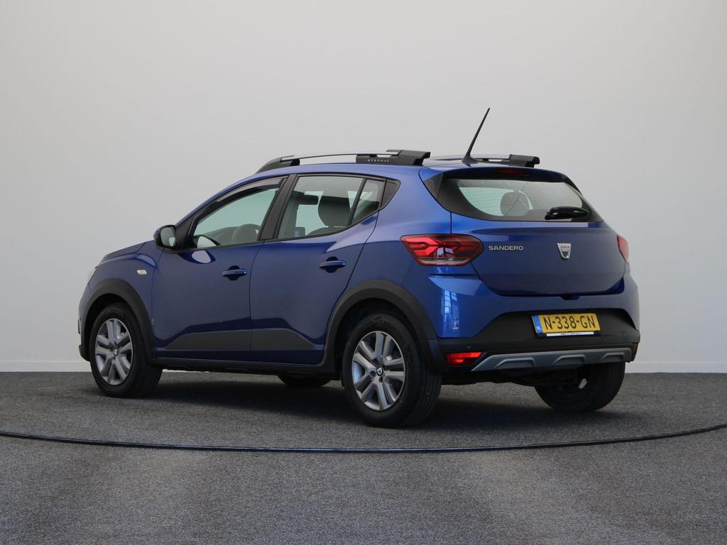 Dacia Sandero Stepway TCe 100pk Bi-Fuel Comfort | Dealer ond, Auto's, Dacia, Voorwielaandrijving, Euro 6, Blauw, 610 kg