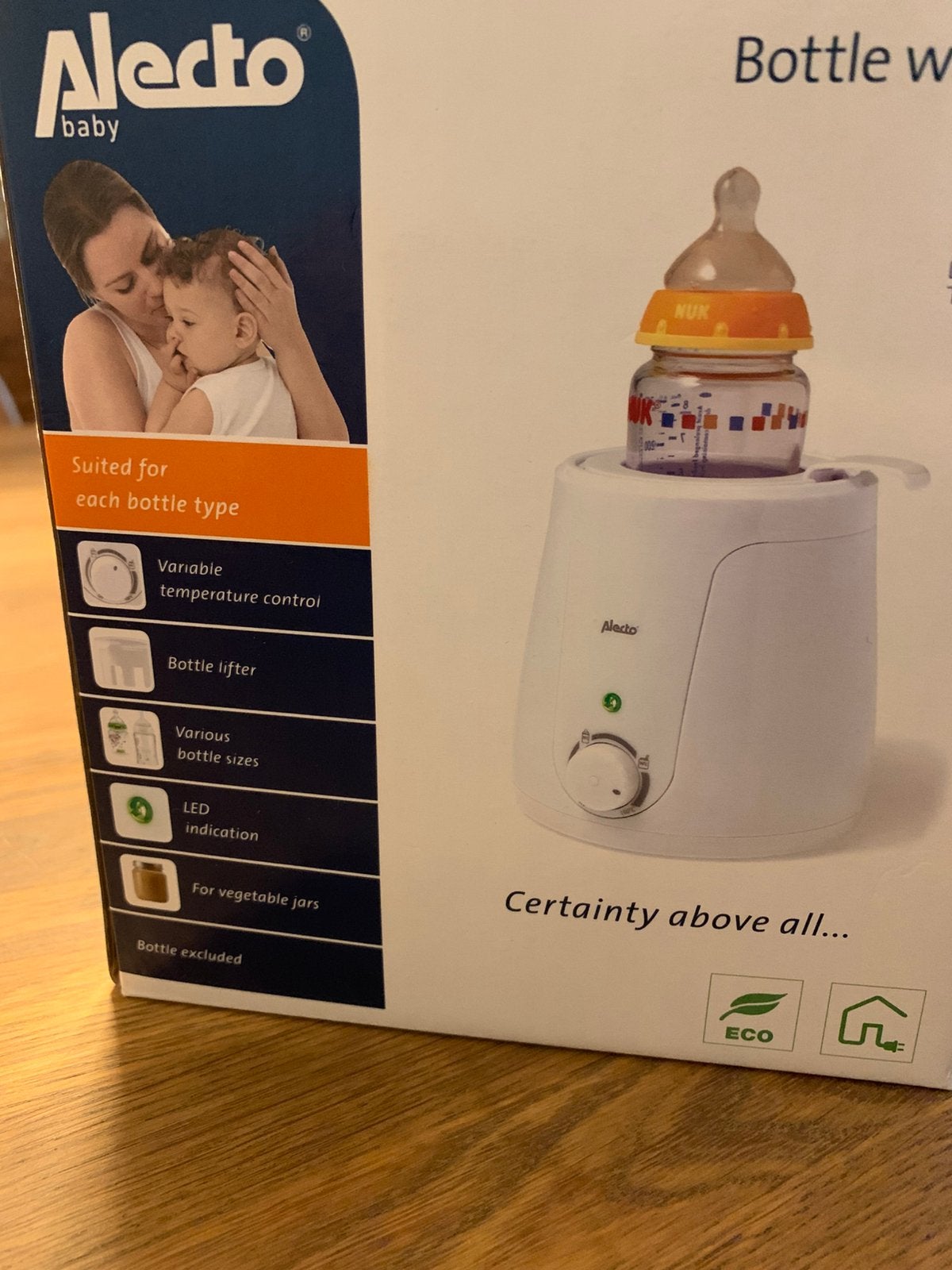 Alecto BW-70 flesverwarmer, Ophalen, Zo goed als nieuw