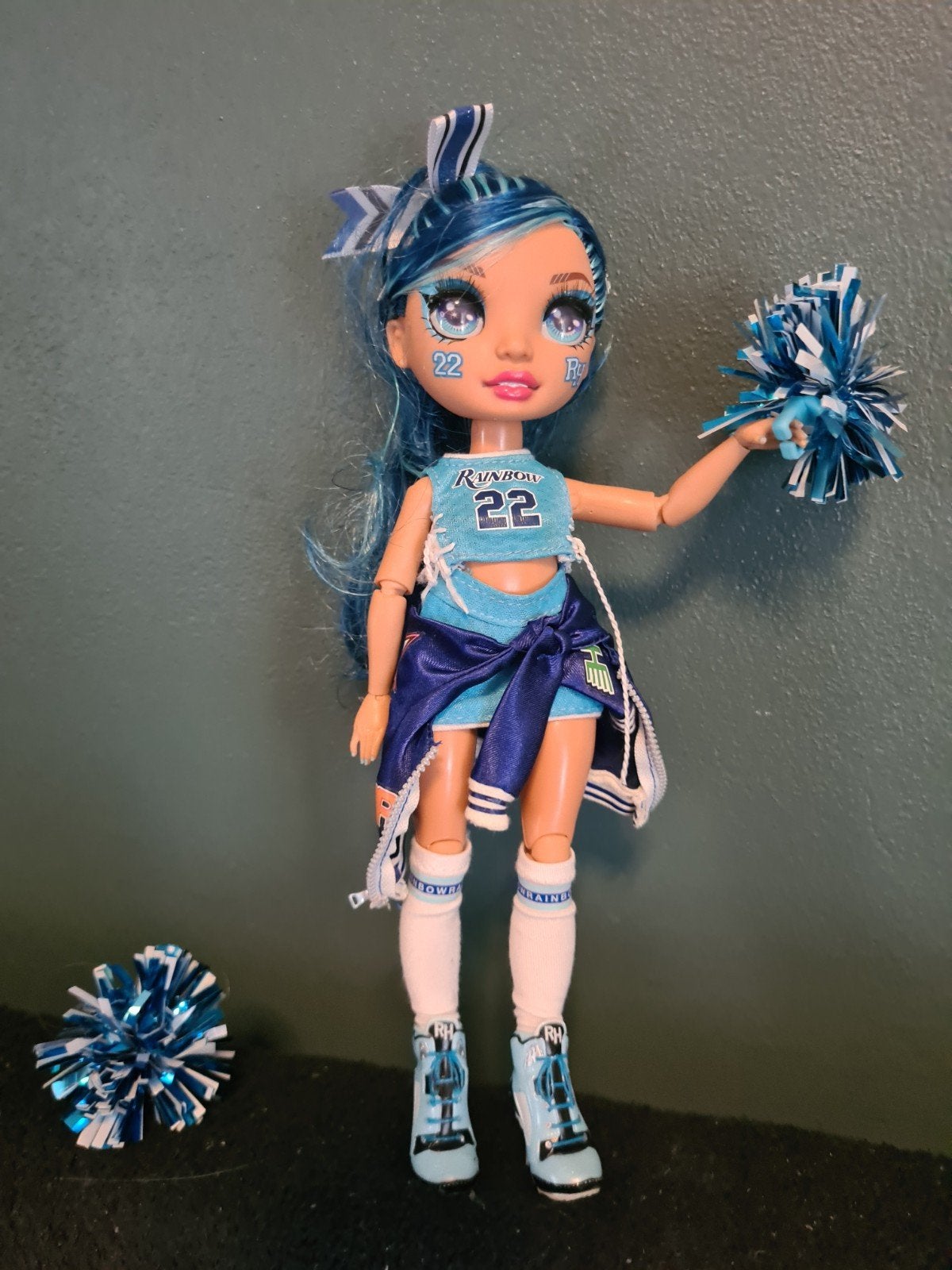 Rainbow High Cheer Doll Skyler Bradshaw, Ophalen of Verzenden, Zo goed als nieuw, Overige typen