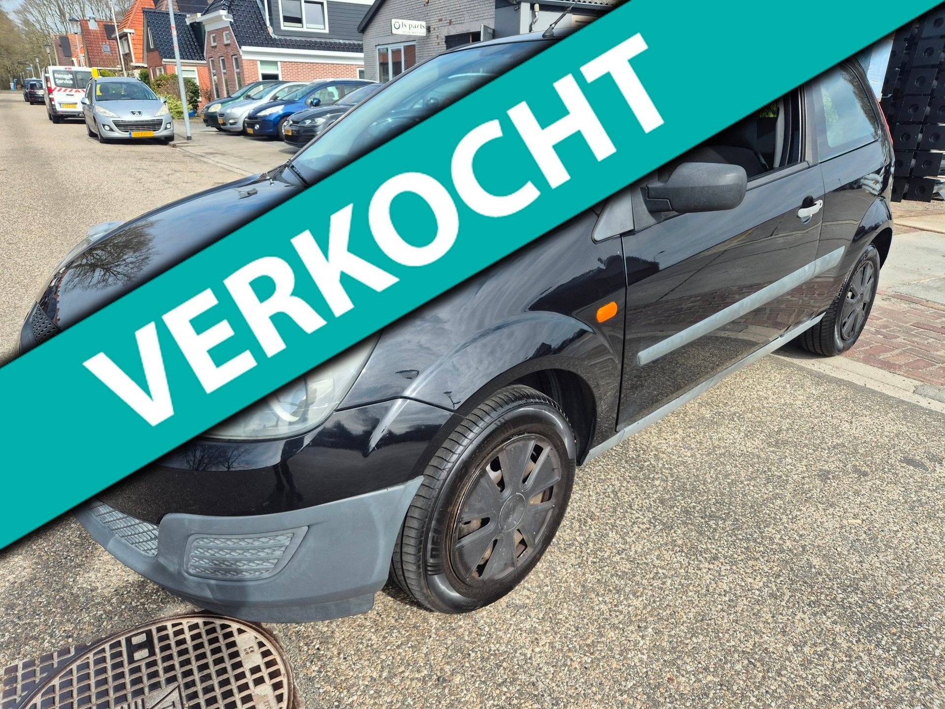 Ford Fiesta 1.3-8V Cool & Sound airco,navigatie, 1299 cc, Stof, 4 cilinders, Zwart