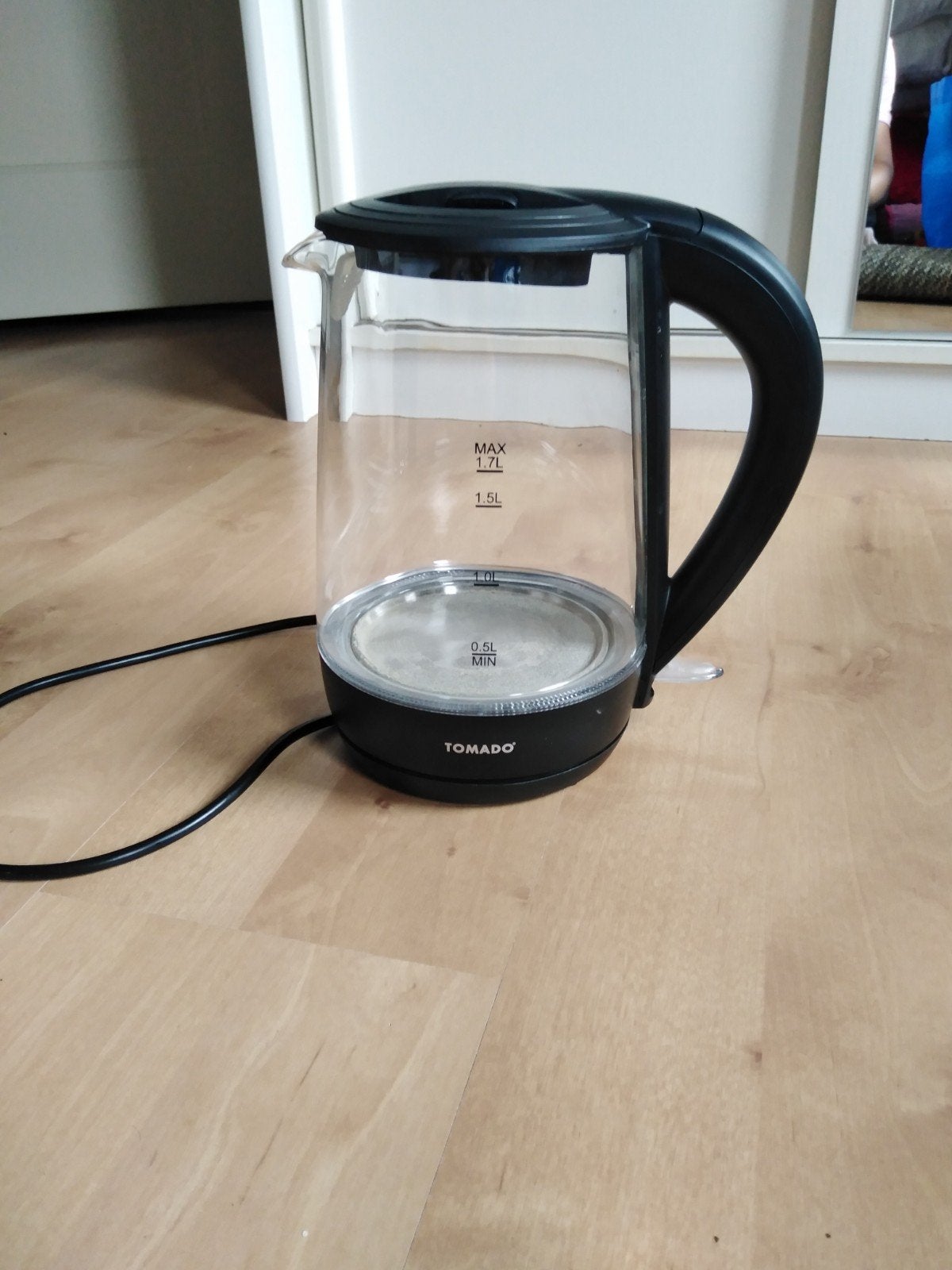 tomado waterkoker, 1 tot 2 liter, Ophalen of Verzenden, Zo goed als nieuw