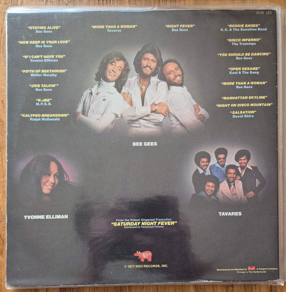 mooie lp`s saturday night, bee gees alleen ophalen, Ophalen, LP, Pop, Zo goed als nieuw