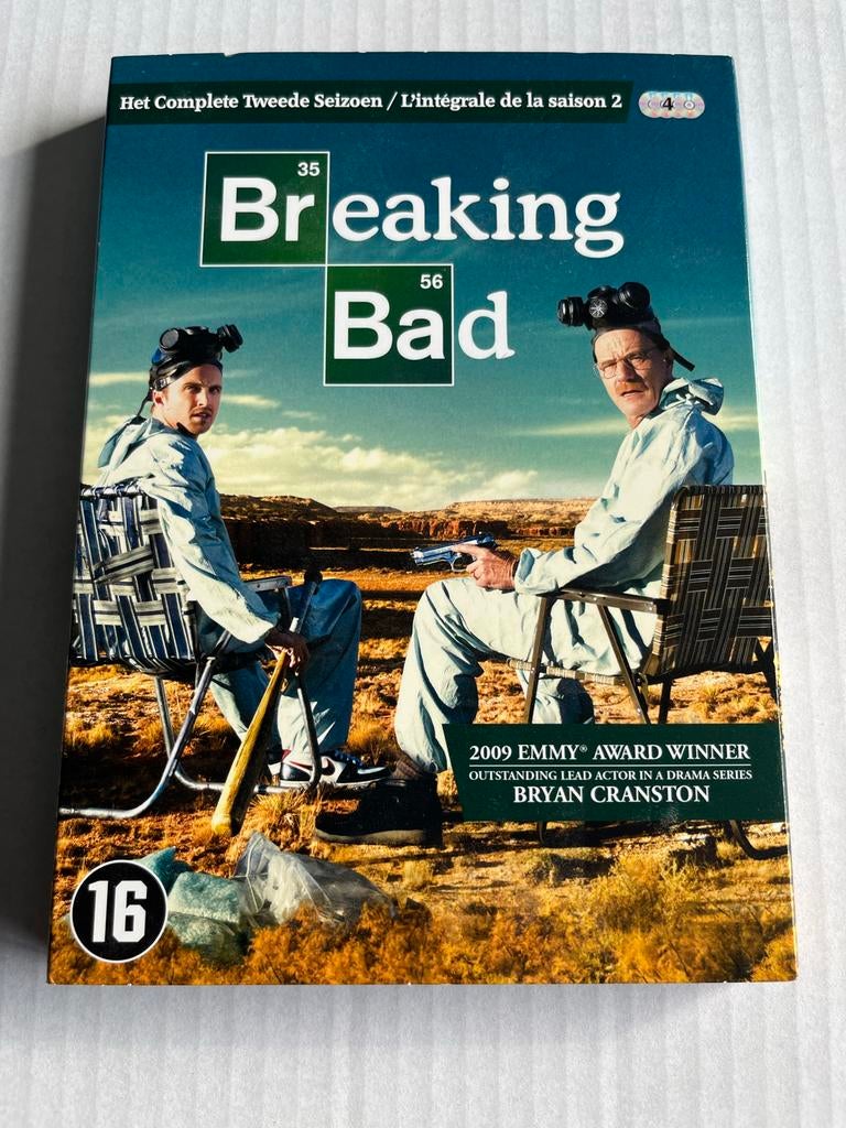 Breaking Bad - Het Complete Tweede Seizoen DVD (Sealed), Gebruikt, Vanaf 16 jaar, Boxset, Drama