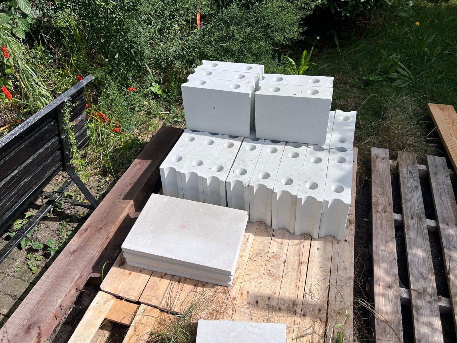 Kalkzandsteen metselblokken 33x24x10 cm - 36 stuks, Ophalen, Nieuw, Kalkzandstenen