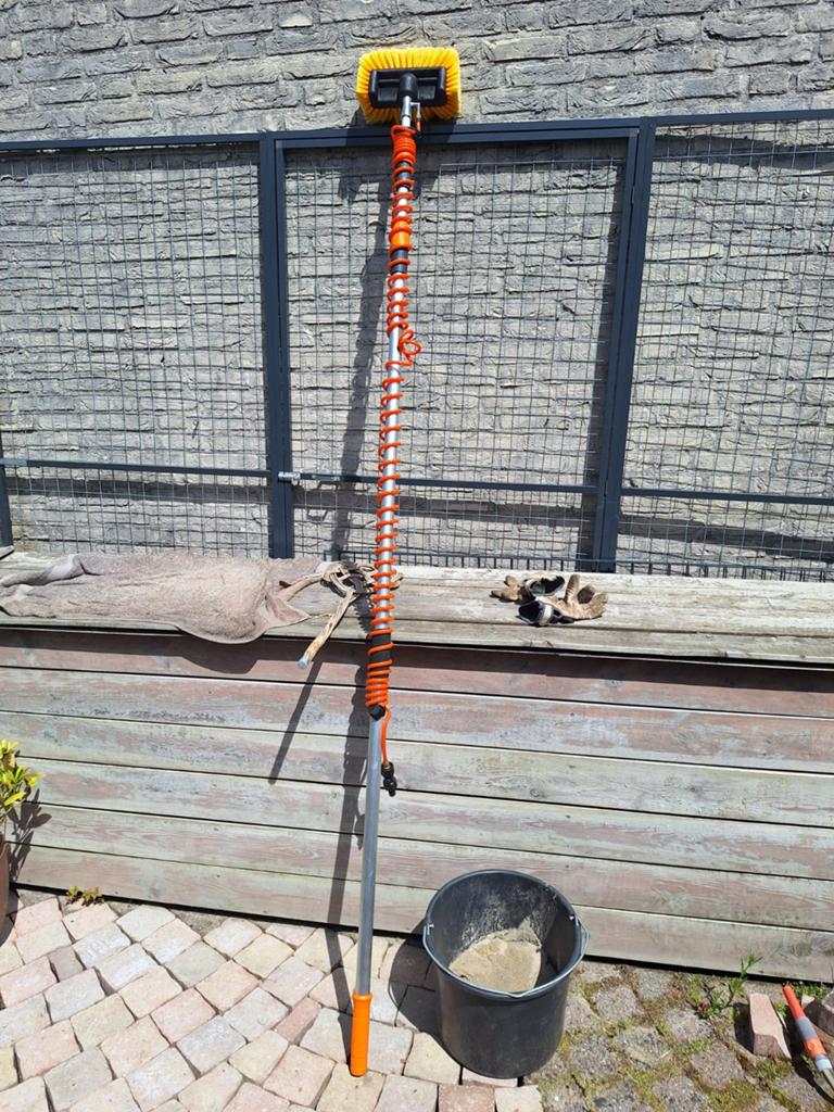 Schoonmaakborstel uitschuifbaar tot 4 meter, Ophalen of Verzenden