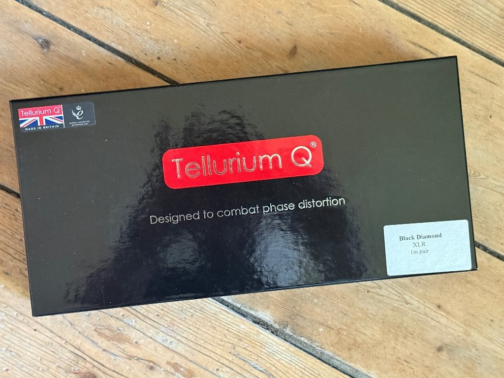 Tellurium Q Black Diamond XLR 1Meter, Audio, Tv en Foto, Ophalen of Verzenden, Zo goed als nieuw, Minder dan 2 meter, Interlink-kabel