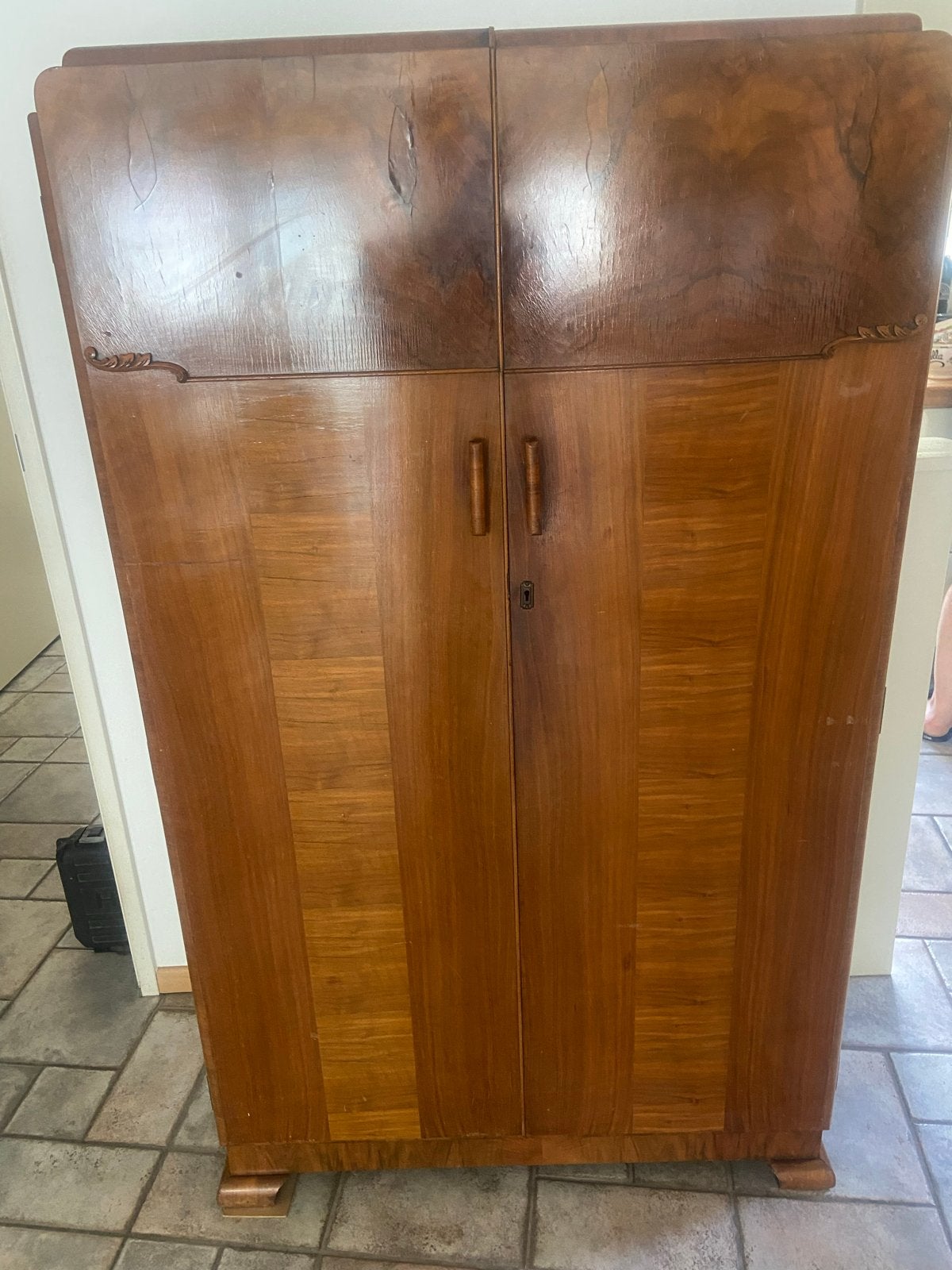 Vintage Art Deco Kledingkast / Linnenkast, Ophalen