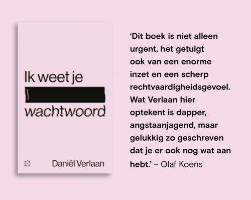 15x het boek Ik weet je wachtwoord, Daniël Verlaan NIEUW, Boeken, Ophalen of Verzenden, Nieuw