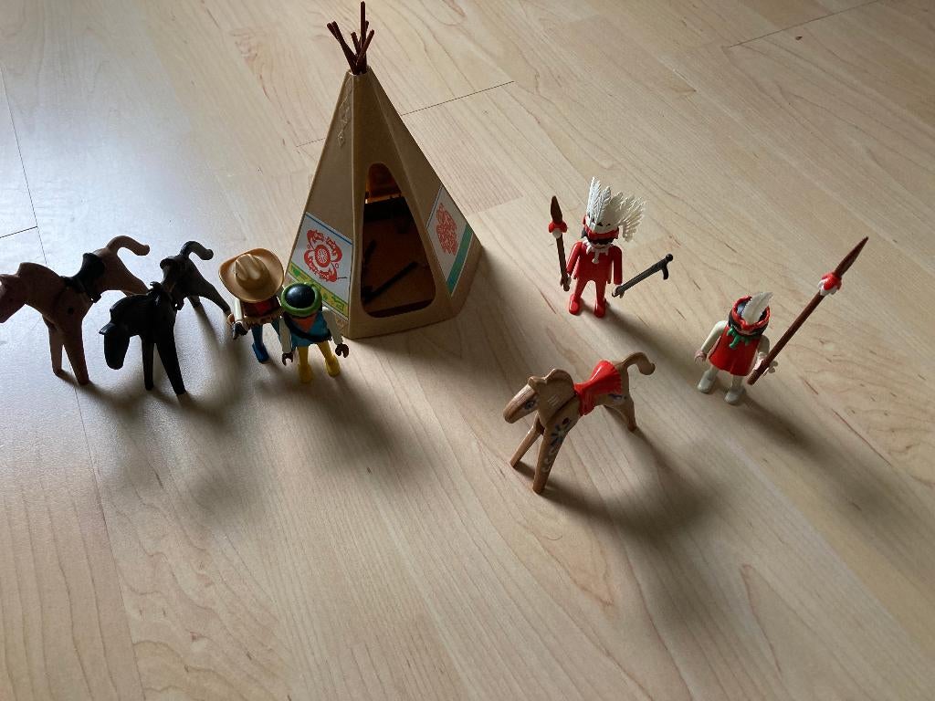 Playmobil Indianen, Ophalen of Verzenden, Gebruikt, Los playmobil