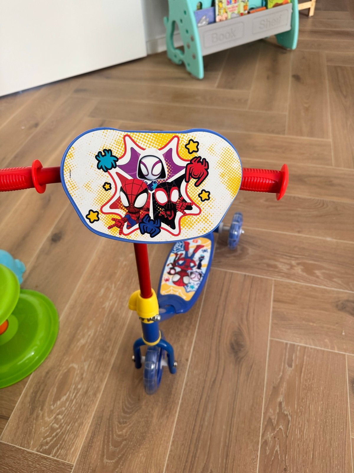 Spiderman step voor kinderen - Zo goed als nieuw, Fietsen en Brommers, Steps, Zo goed als nieuw, Gewone step, Ophalen