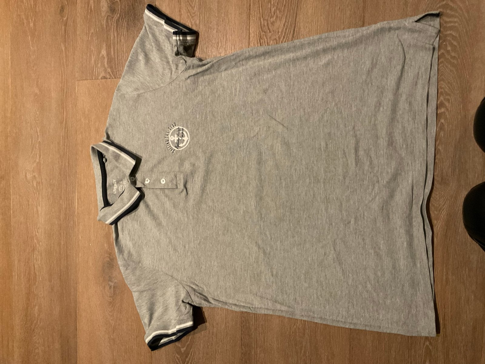 LIVERGY Heren Polo Grijs XL 56/58 - Zo goed als nieuw, Kleding | Heren, T-shirts, Ophalen of Verzenden, Zo goed als nieuw, Maat 56/58 (XL)
