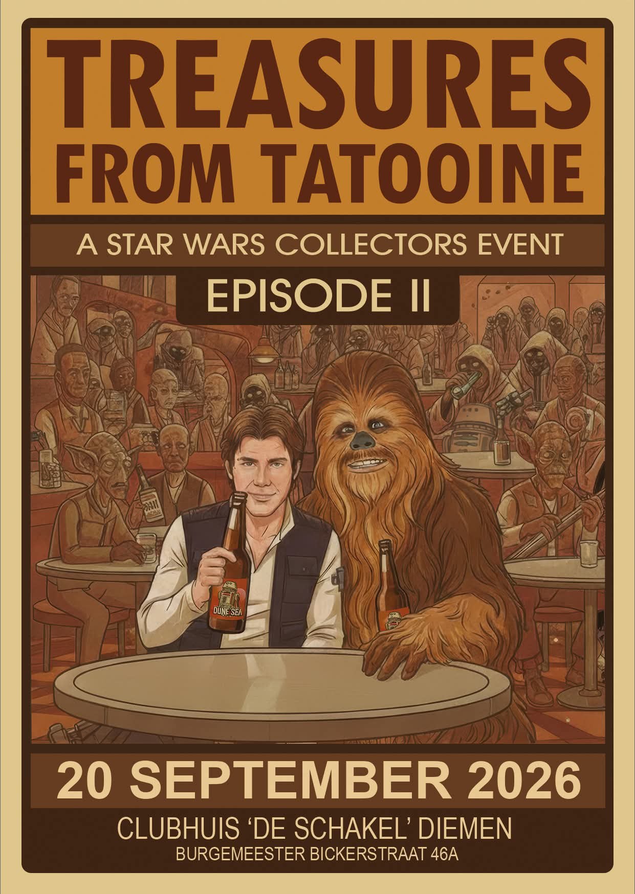 Vintage Star Wars verzamelaarsbeurs in Diemen 20-09-26, Ophalen, Nieuw, Overige typen